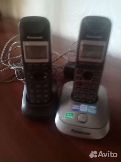 Panasonic,беспроводной телефон, два телефона