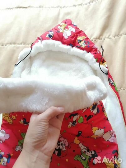 Зимний конверт в коляску новый