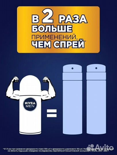 Дезодорант мужской nivea