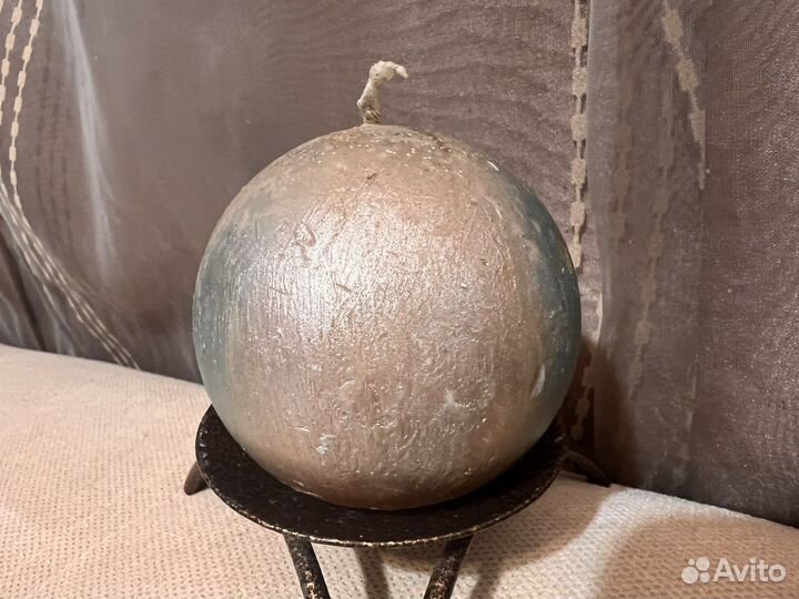 Подсвечник СССР свеча шар