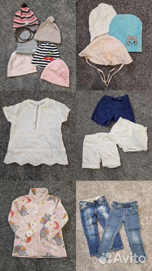 Продаю большой пакет вещей на девочку 92-98-104