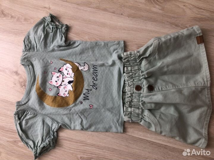 Вещи пакетом на девочку 98-104