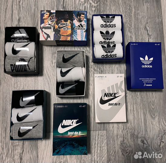 Носки женские и мужские в подарочной коробке