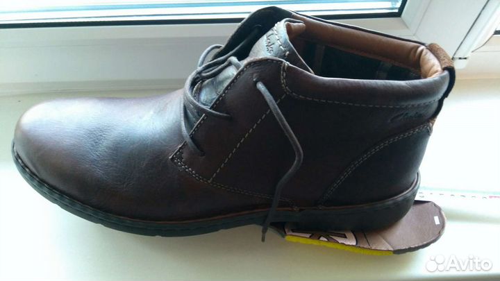 Ботинки английской фирмы Clarks 49 р 34 см стелька