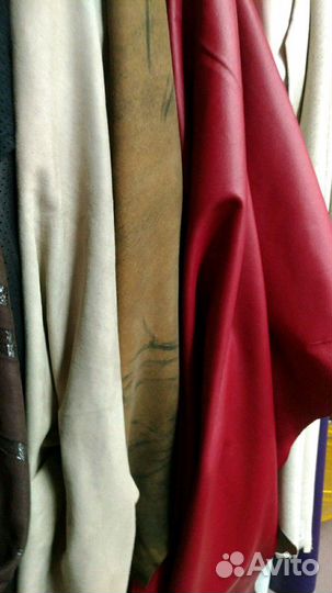 Замша в спб и кожа, овчина, все цвета