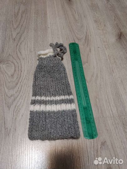 Шарф котик и шапочка ручной работы