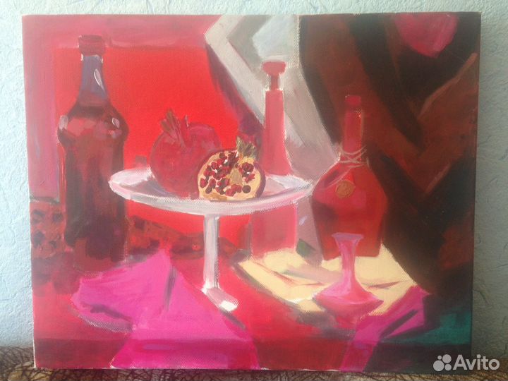 Картина, холст, акрил