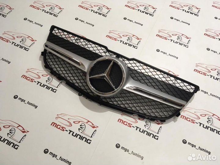 Решётка Mercedes GLK-class X204 12-15 одна полоса