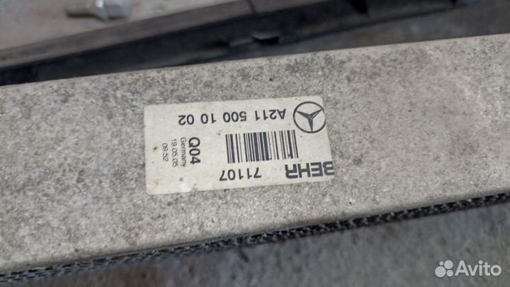 Радиатор охлаждения mercedes w211