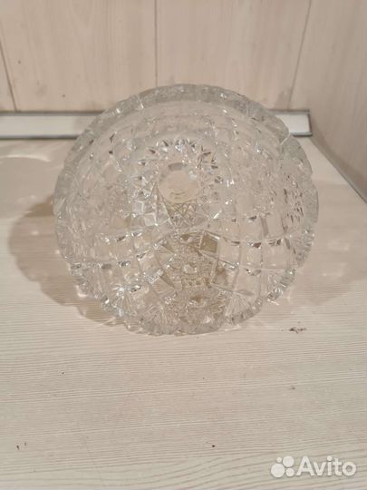 Ваза хрусталь СССР. Вазы японское стекло