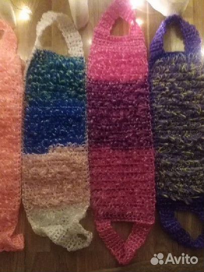 Мочалка ручной работы