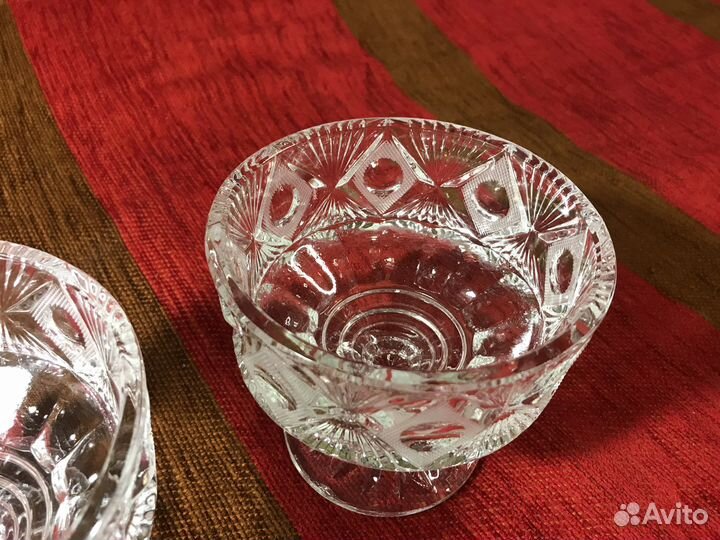 Вазы-креманки СССР 2 штуки