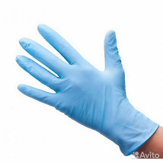 Перчатки одноразовые нитриловые
