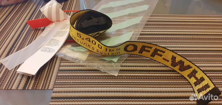 Ремень оригинал off-white новый