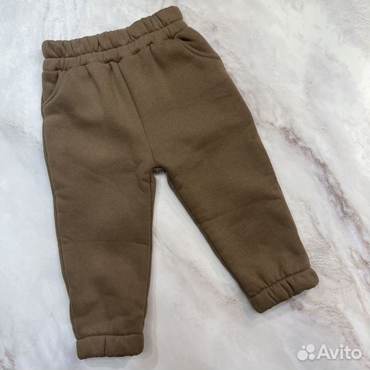 Детский трикотажный костюм на флисе новый