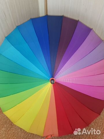 Зонт.Взрослый.Трость.24 спицы.В чехле.Механика