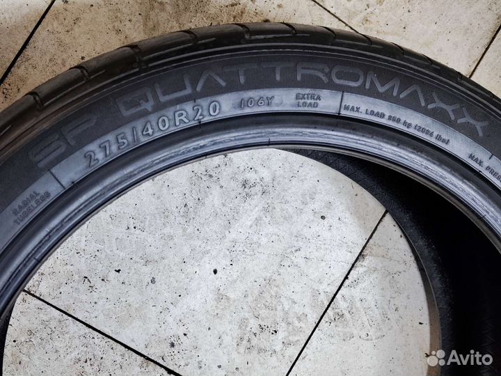 Dunlop SP QuattroMaxx 275/40 R20 106Y