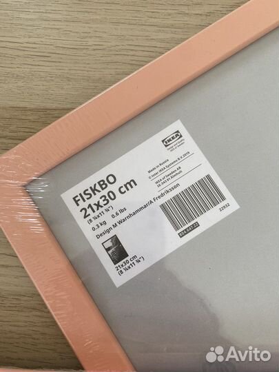 Рама икеа фискбу 30x21 см