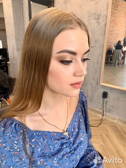 Макияж, оформление бровей