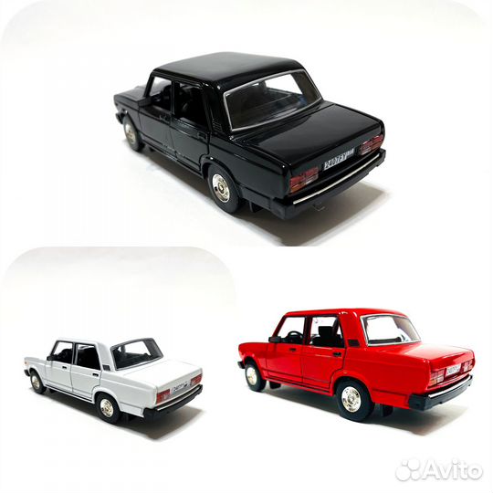 Металлические машинки ваз 2107 (Лада) Жигули