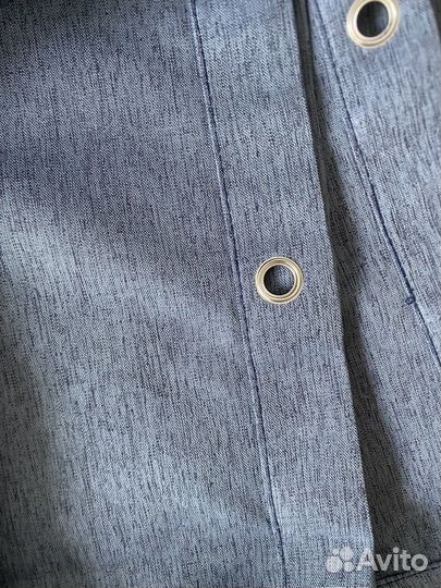 Шторы для ванной лен