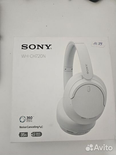 Беспроводные наушники sony WH-ch720n