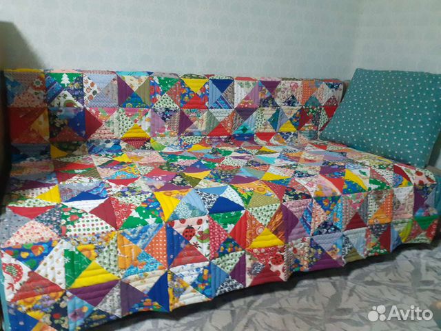 Лоскутное одеяло ручной работы