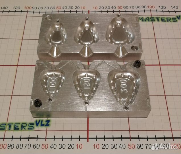 Форма для литья рыболовных грузил