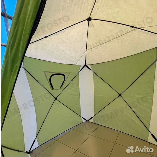 Зимняя палатка куб трехслойный