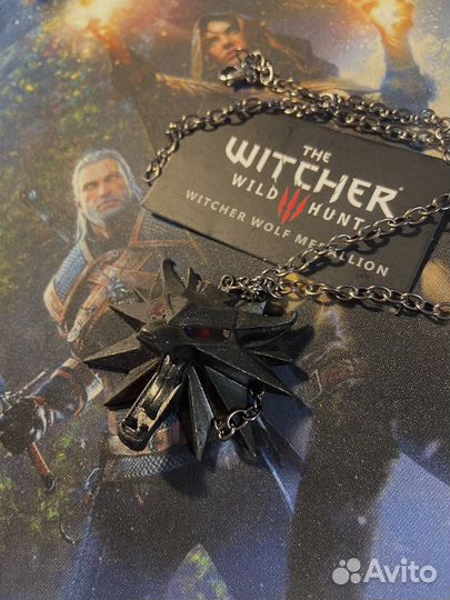 The witcher Ведьмак Медальон школы волка