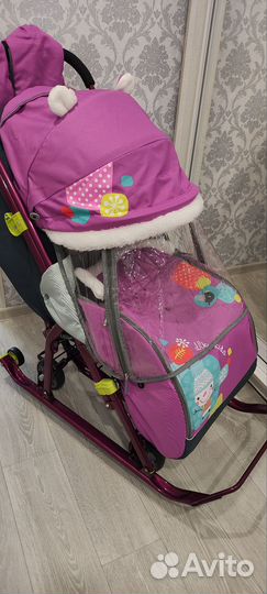 Санки коляска ника 7-2