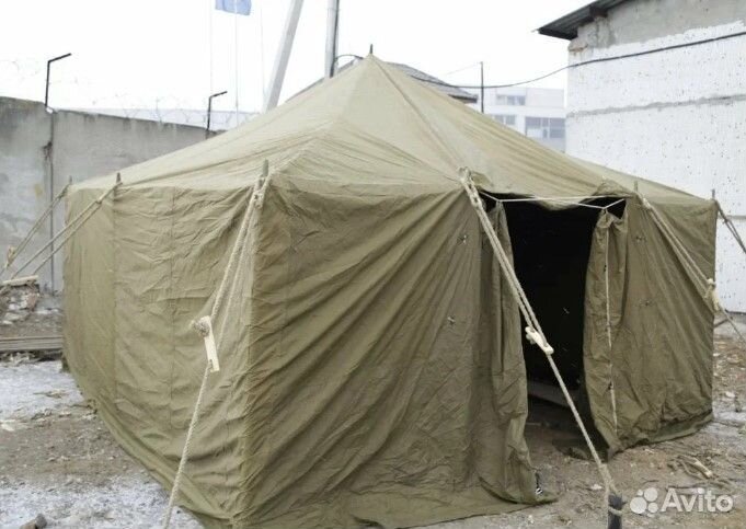 Палатка армейская Пабо облегченная брезентовая