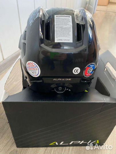 Шлем хоккейный warrior alpha one, L