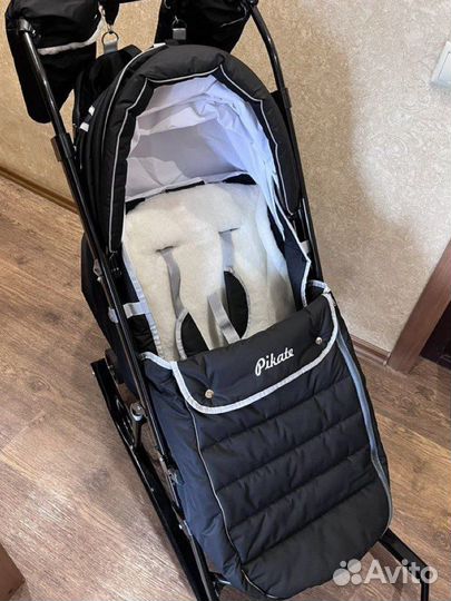 Детские санки коляска