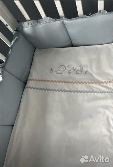 Комплект постельного белья в детскую кроватку