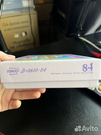 Акриловые фломастеры с кисточкой