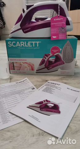 Новый утюг scarlett