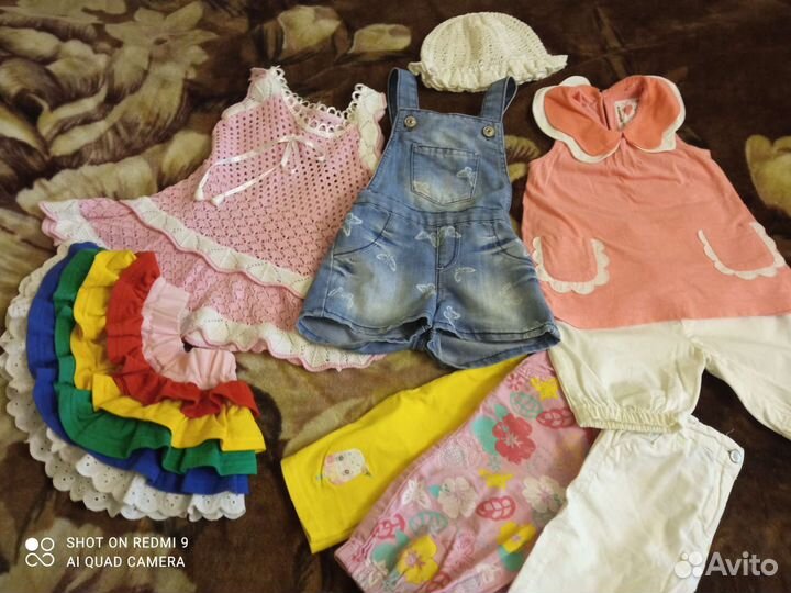 Детские вещи пакетом для девочки р. 86-92