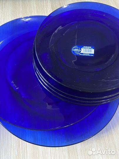Набор тарелок стекло