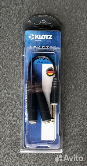 Klotz шнуры, адаптеры, переходники проф. линейка