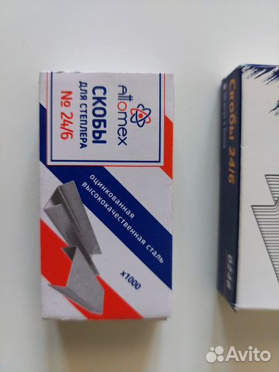 Скобы новые для степлера N24/6