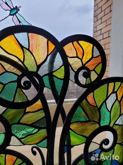 Дерево витражное