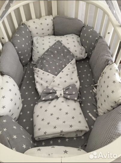 Бортики, комплект в кроватку