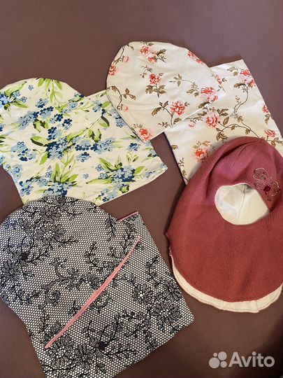 Комплекты шапка / снуд 48-50 см / шлем 4 года