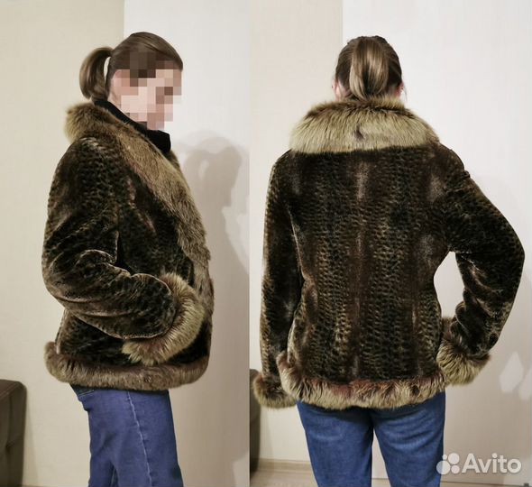 Шубка короткая мутоновая 50-52