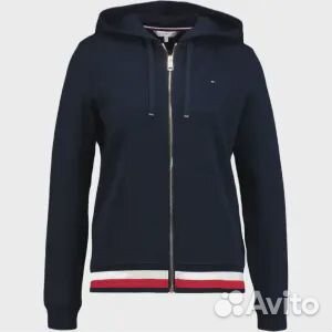 Толстовка на молнии Tommy Hilfiger Heritage, темно