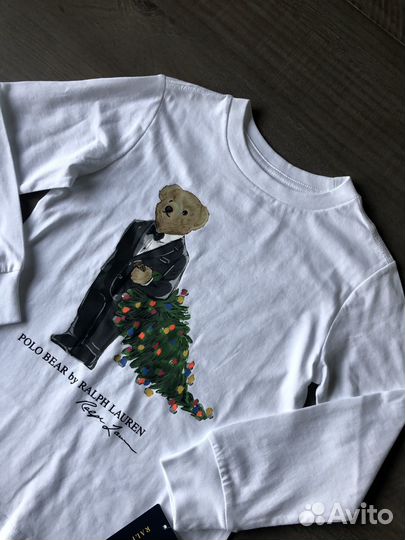Polo Ralph Lauren Bear новый лонгслив на мальчика