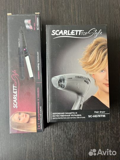 Фен и щипцы для волос Scarlett