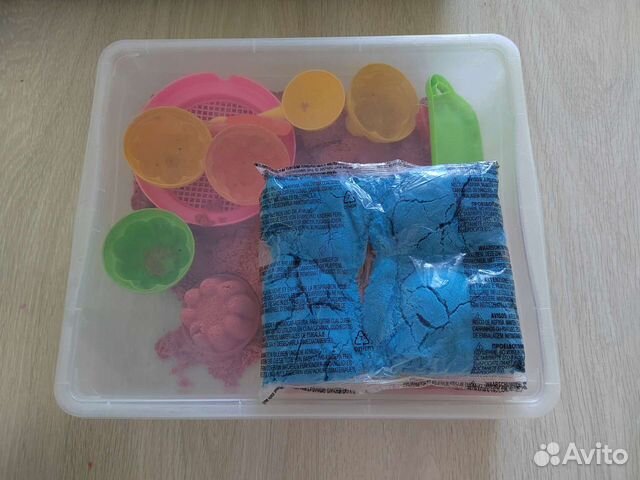 Кинетический песок с песочницей Waba Fun