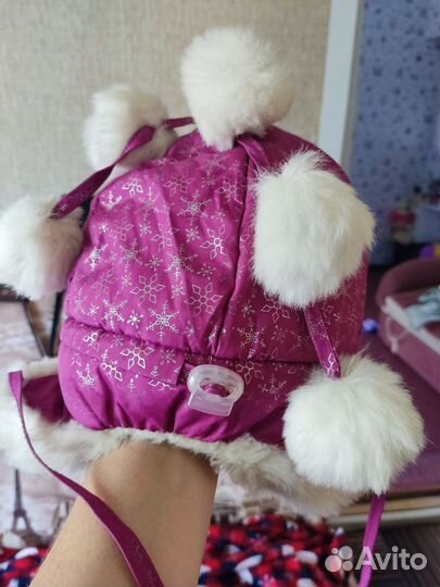 Шапка зимняя для девочки